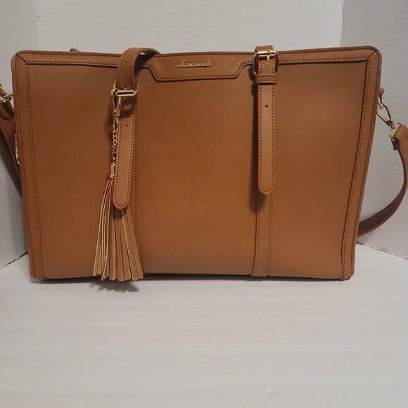 Lovelook Laptop Bag for Women Lightweight PU Laptop Tote Bag, Large Capacity... - Picture 3 of 10